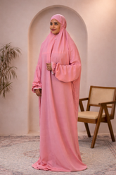 The Laya Series | Premium Plain Crepe Rose Premium Plain Crepe