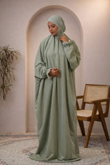The Laya Series | Premium Plain Crepe Green Premium Plain Crepe