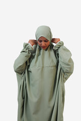 The Laya Series | Premium Plain Crepe Green Premium Plain Crepe