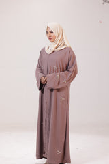 Hand worked Everyday Elegance Abaya-Premium Imported Nida Fabric