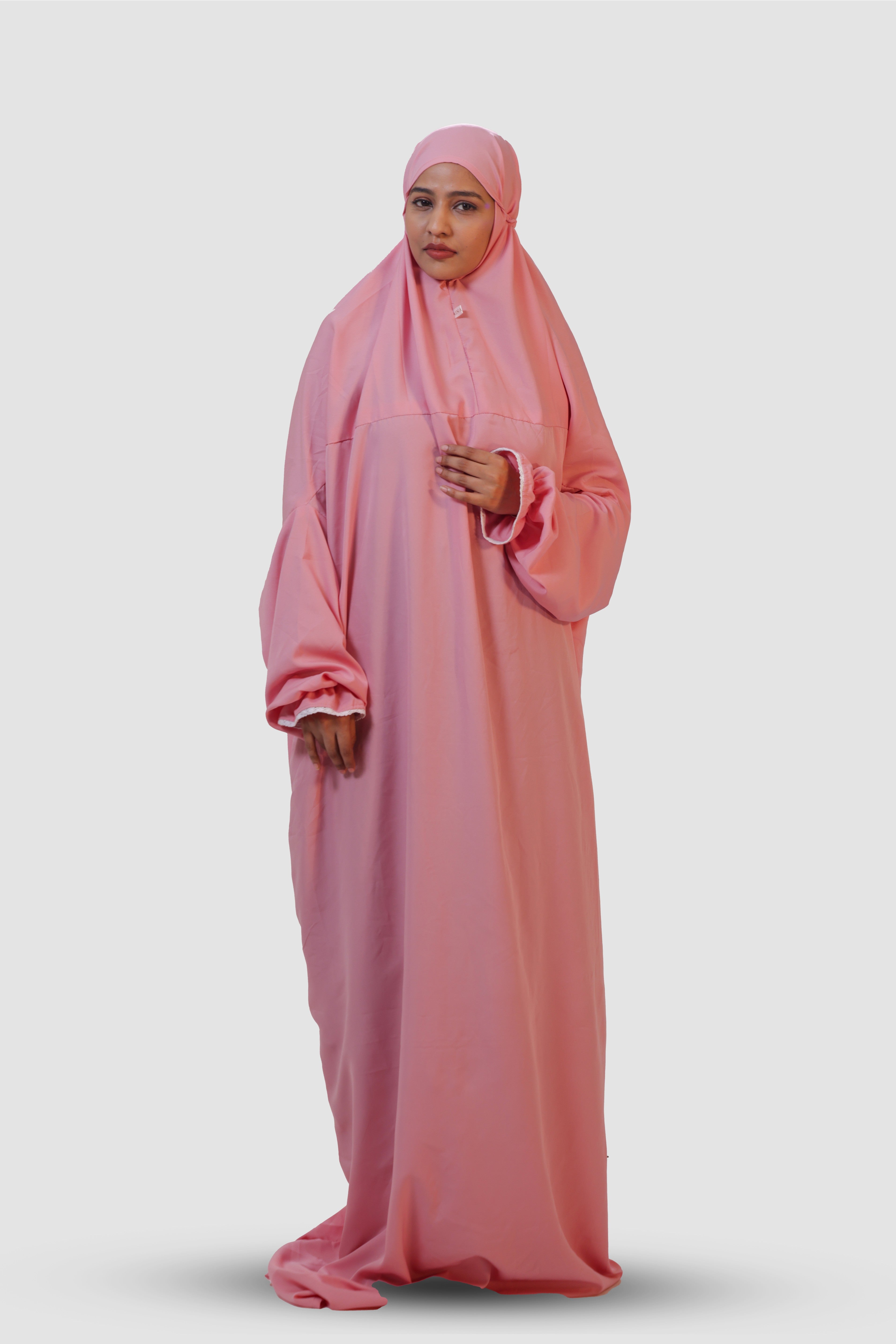 The Laya Series | Premium Plain Crepe Rose Premium Plain Crepe