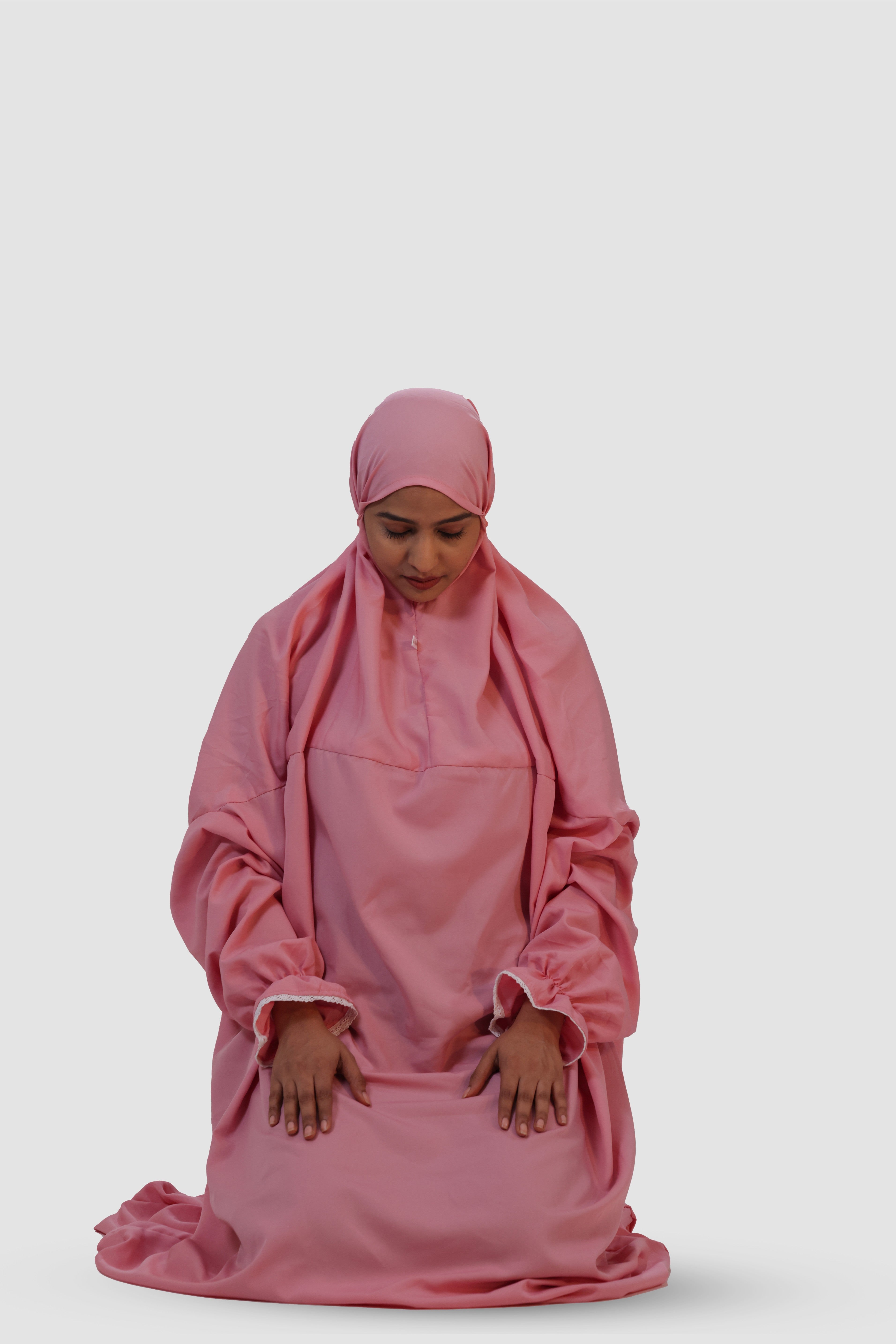 The Laya Series | Premium Plain Crepe Rose Premium Plain Crepe