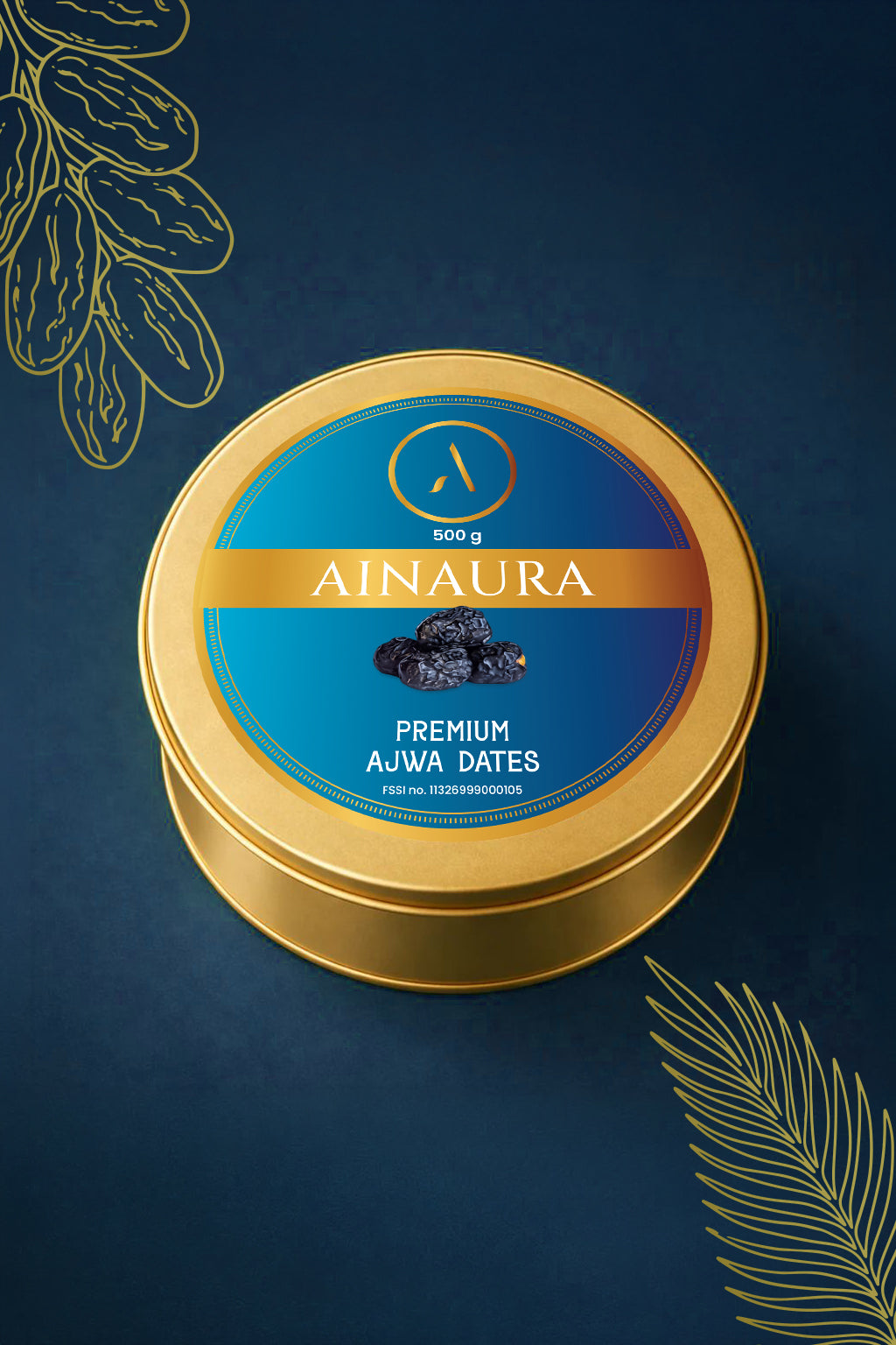 Premium Ajwa Al Alia Dates 500gm| Fresh Farm-to-Table Madinah Dates